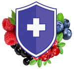 Natural Pharmaceuticals Imuberin® Egészségvédelmi pajzs különféle antioxidáns bogyós gyümölcsökkel az immunerősítésért.