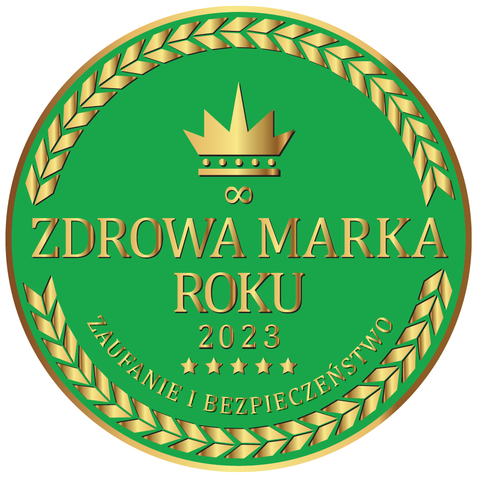 Natural Pharmaceuticals Imuberin® Az Év Egészséges Márkája logó