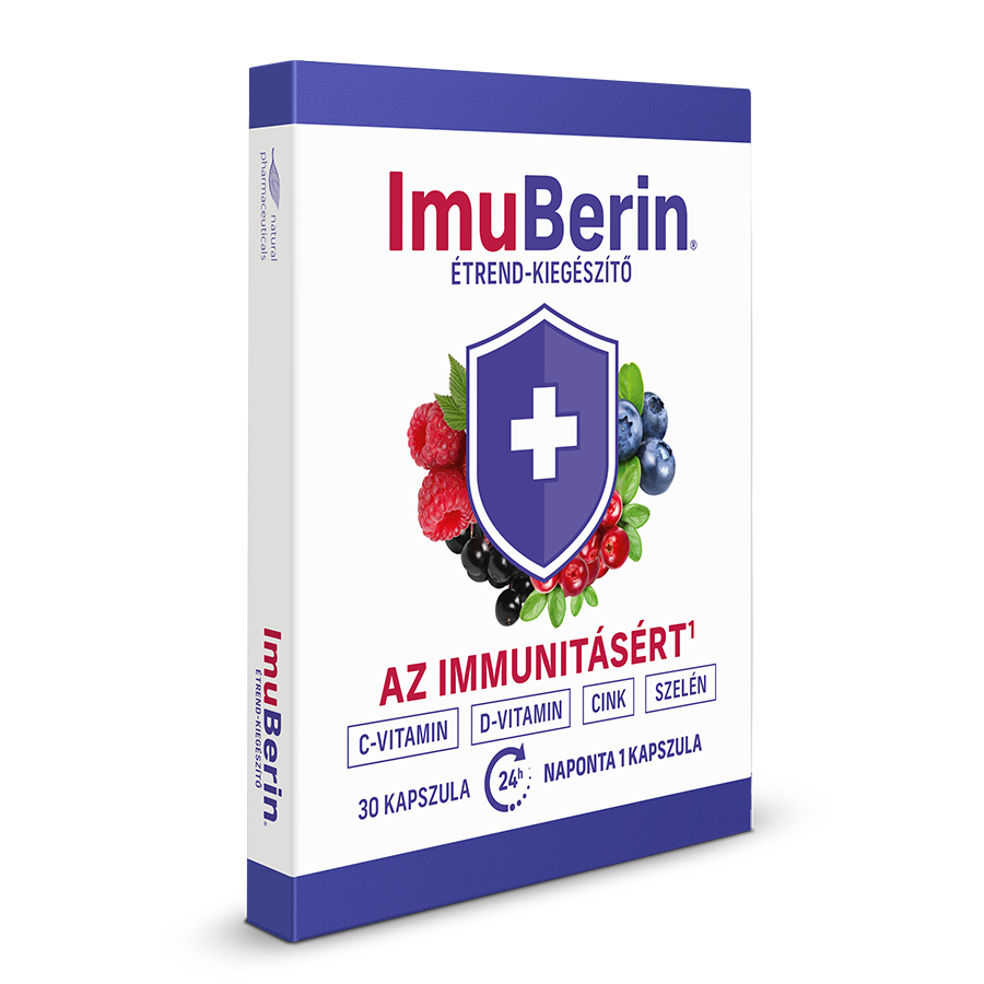 Natural Pharmaceuticals Imuberin® Kis csomagolású Imuberin® étrend-kiegészítő.